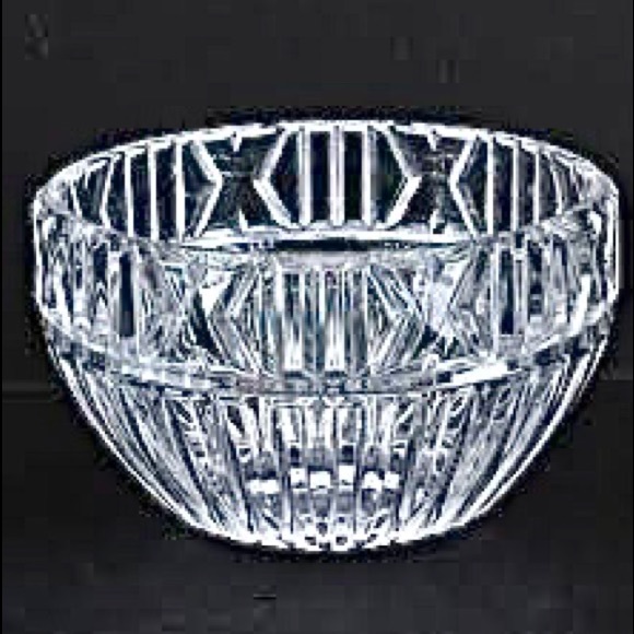 TIFFANY & CO. CRYSTAL ATLAS BOWL 10” ROUND 5.11 HIGH ROMAN NUMERAL PATTERN - Picture 6 of 8